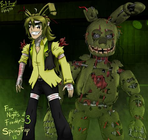 fanart springtrap|springtrap fan art cute.